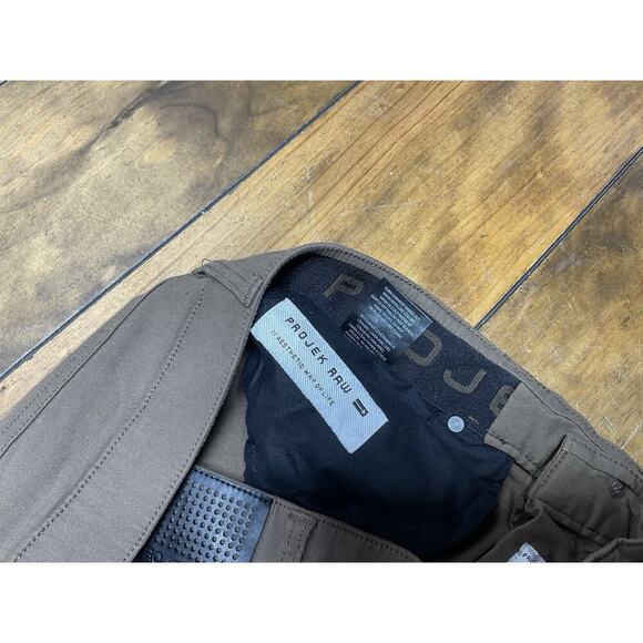 Projek Raw Men’s Stretch Brown Pants Size 36 Hiking Outdoors - Picture 5 of 12
